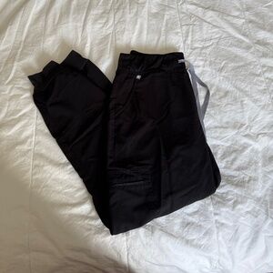 FIGS Black High Waisted Zamora Jogger Scrub Pants Large